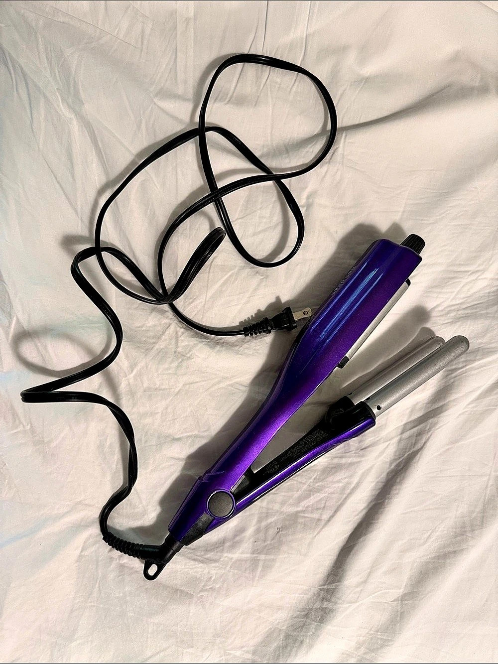 Bed Head A Wave We Go Adjustable Hair Waver Purple Wave Hair Styling Tool
